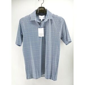 Smith & Quinn‎ Golf Polo Shirt Mens Small Striped Pattern White Blue New